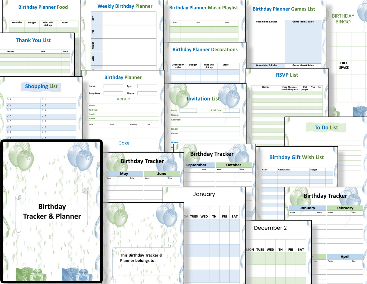 Birthday Tracker and Planner