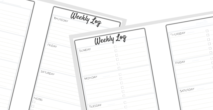 Bullet Journal Weekly Spread