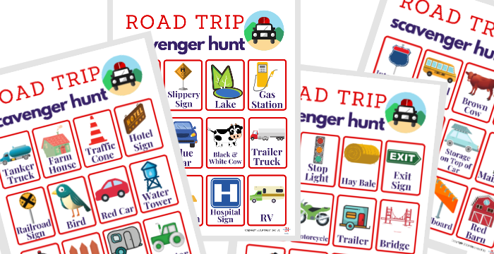 Road Trip Scavenger Hunt