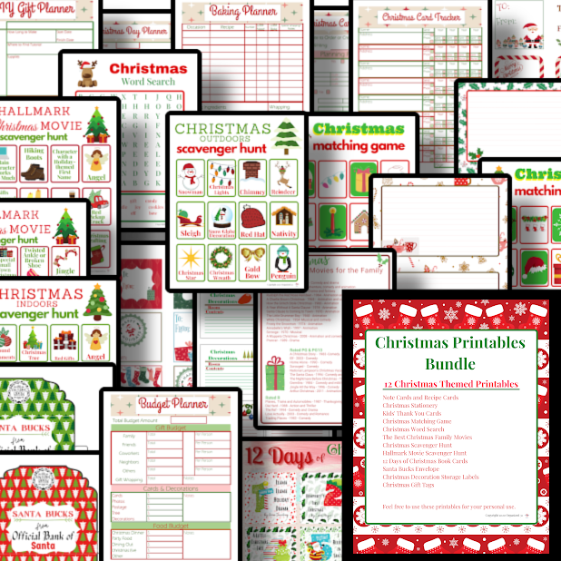 Organized 31 Shop Christmas Printables Bundle.
