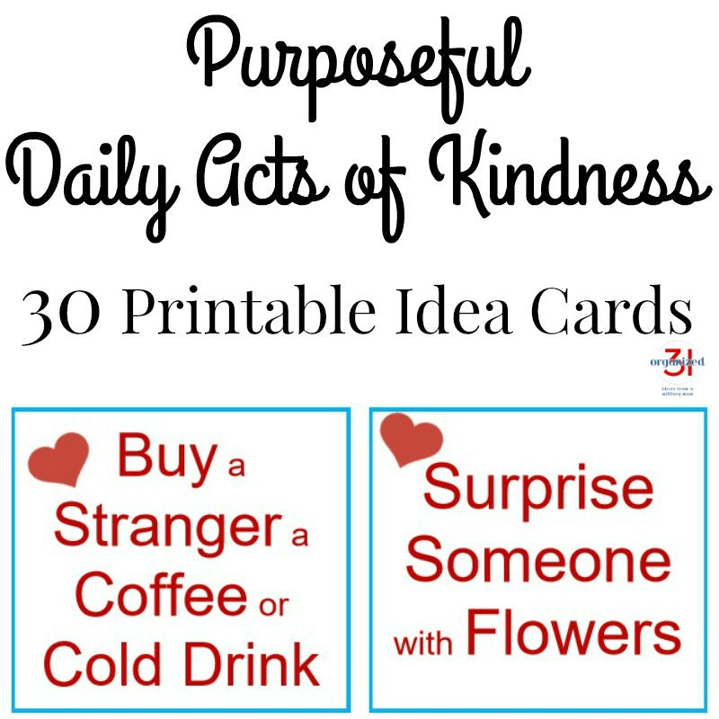 Purposeful Acts of Kindness Cards
