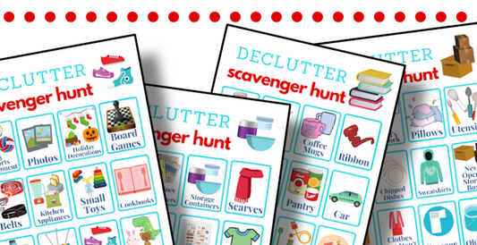 Organized 31 Shop's Decluttering Scavenger Hunt checklist.
