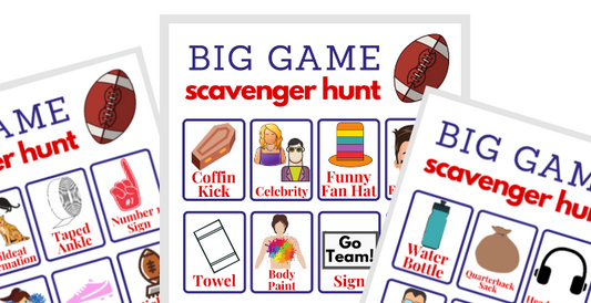 Organized 31 Shop's Football Scavenger Hunt posters.
