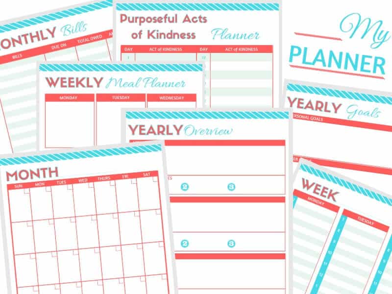 Printable Calendar & Planner – Organized 31 Shop