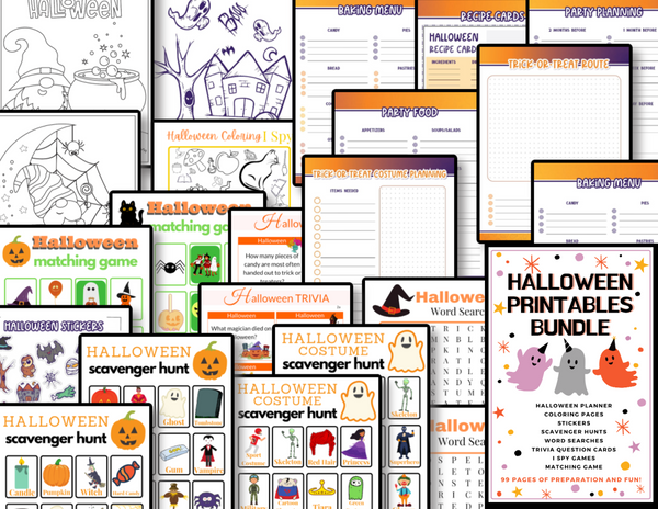 Halloween Printables Bundle – Organized 31 Shop