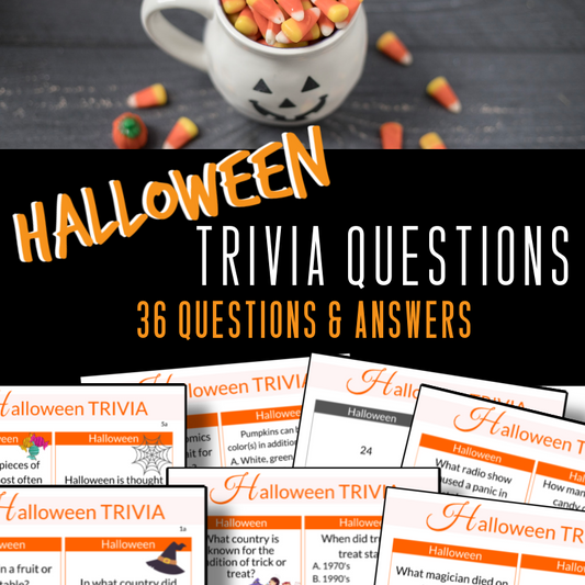 Organized 31 Shop's Halloween Trivia Questions includes 35 questions and answers.