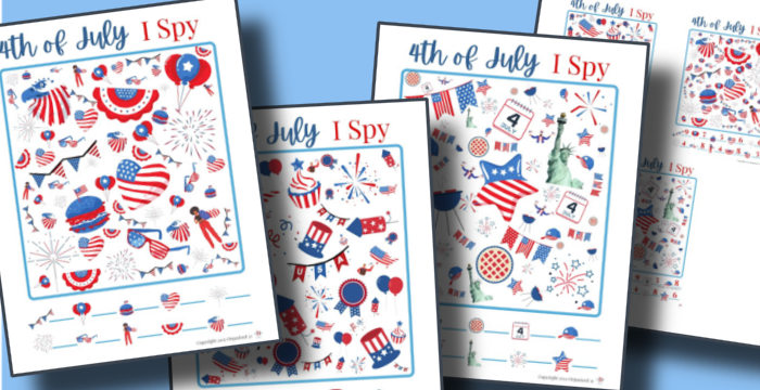 I Spy Printable - 4th of July
