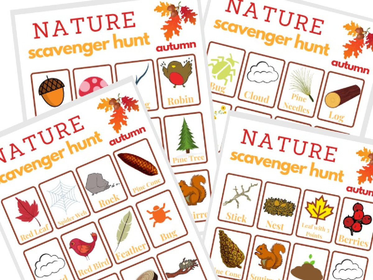 Organized 31 Shop's Fall Scavenger Hunt printables.