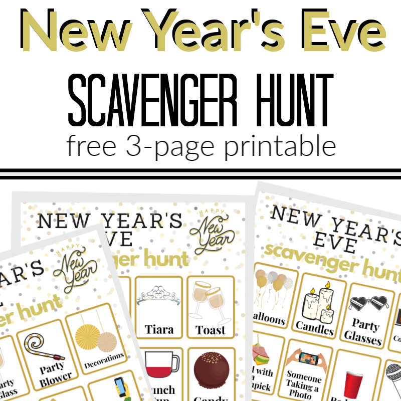 New Year's Eve Scavenger Hunt – Organized 31 Shop