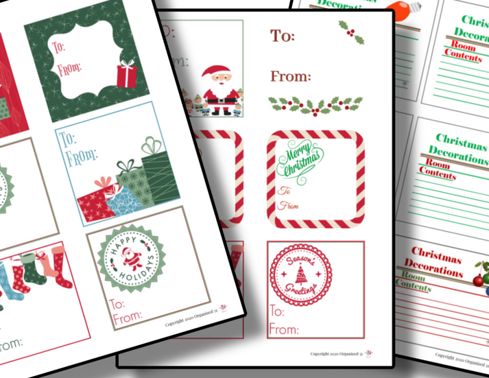 Christmas Printables Bundle – Organized 31 Shop
